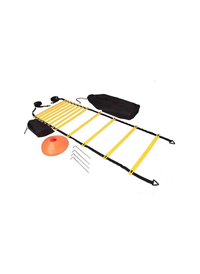 PROMASS Fitness Speed & Agility Training Equipment Kits With Training Cones，Agility Ladder And Resistance Umbrella，Improve Coordination, Speed, Develop Explosive Power, Strength And Better Footwork  - Image 5