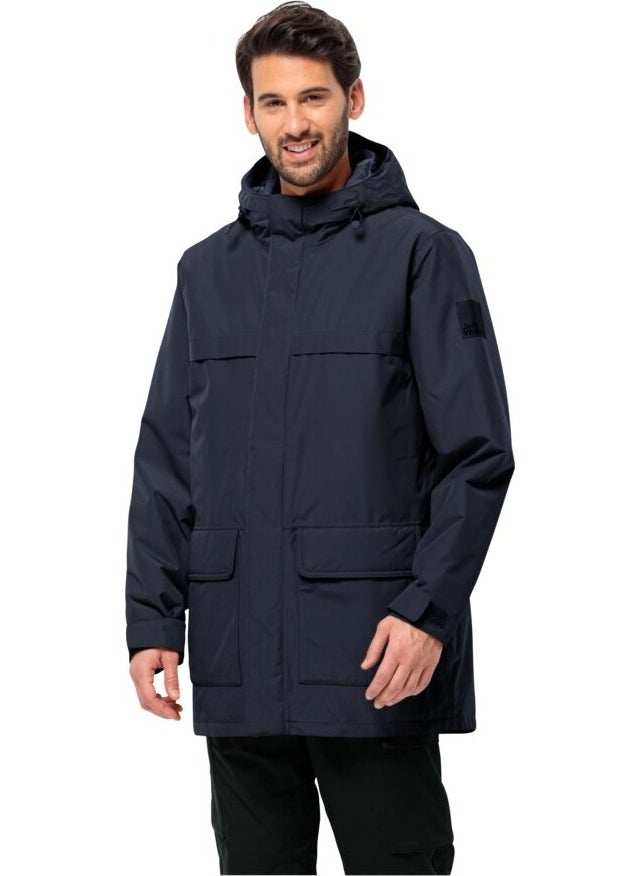 Jack Wolfskin Winterlager Parka Men's Outdoor Coat 1115471-1010  - Image 1