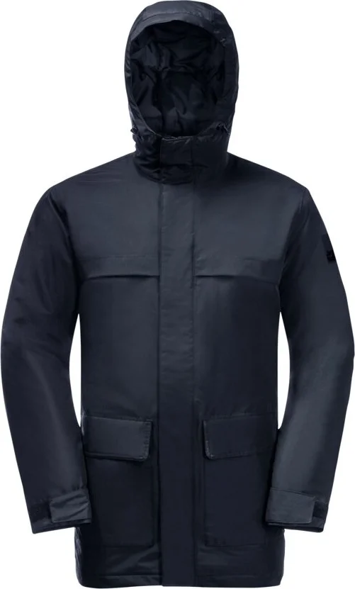 Jack Wolfskin Winterlager Parka Men's Outdoor Coat 1115471-1010