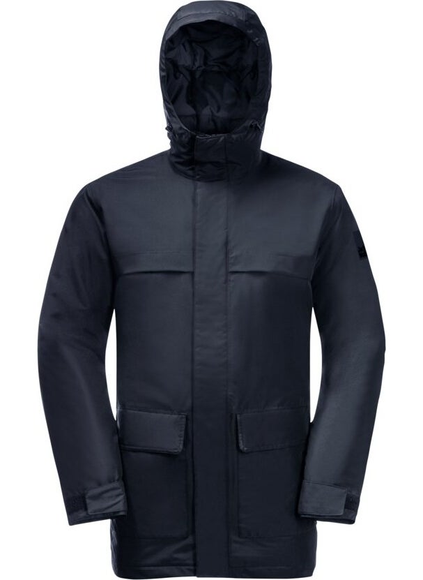 Jack Wolfskin Winterlager Parka Men's Outdoor Coat 1115471-1010  - Image 3