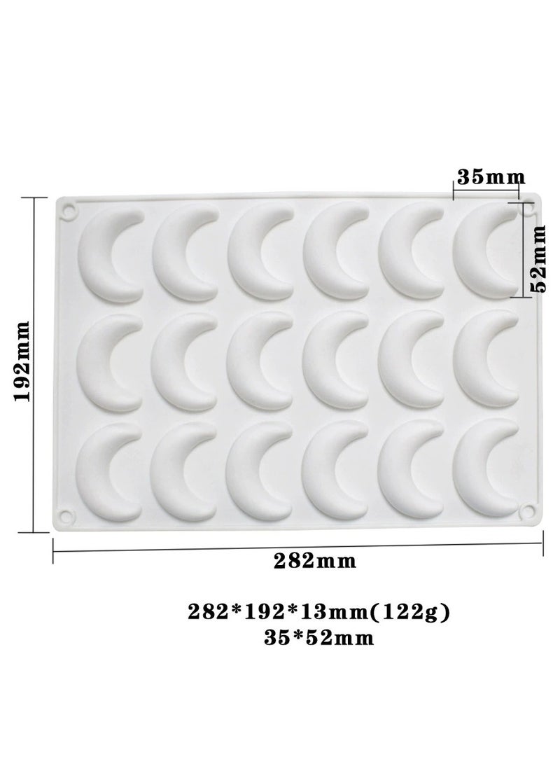 Y&D Moon Shape Silicone Cake Mold For Ramadan 