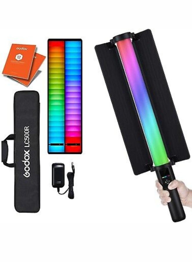 جودوكس عصا إضاءة جودوكس LC500 Mini LED ثنائية اللون – بطول 18 إنش، مع حرارة لون قابلة للتعديل، بطارية مدمجة، وإضاءة ناعمة للتصوير الفوتوغرافي والفيديو - Image 2