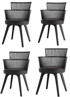 NAFEH Dining Chair Home Office Dream Furnishing Designer Makeup Stool Backrest Chair with Cushion Seating for Restaurant Milk Tea Shop  - Image 2