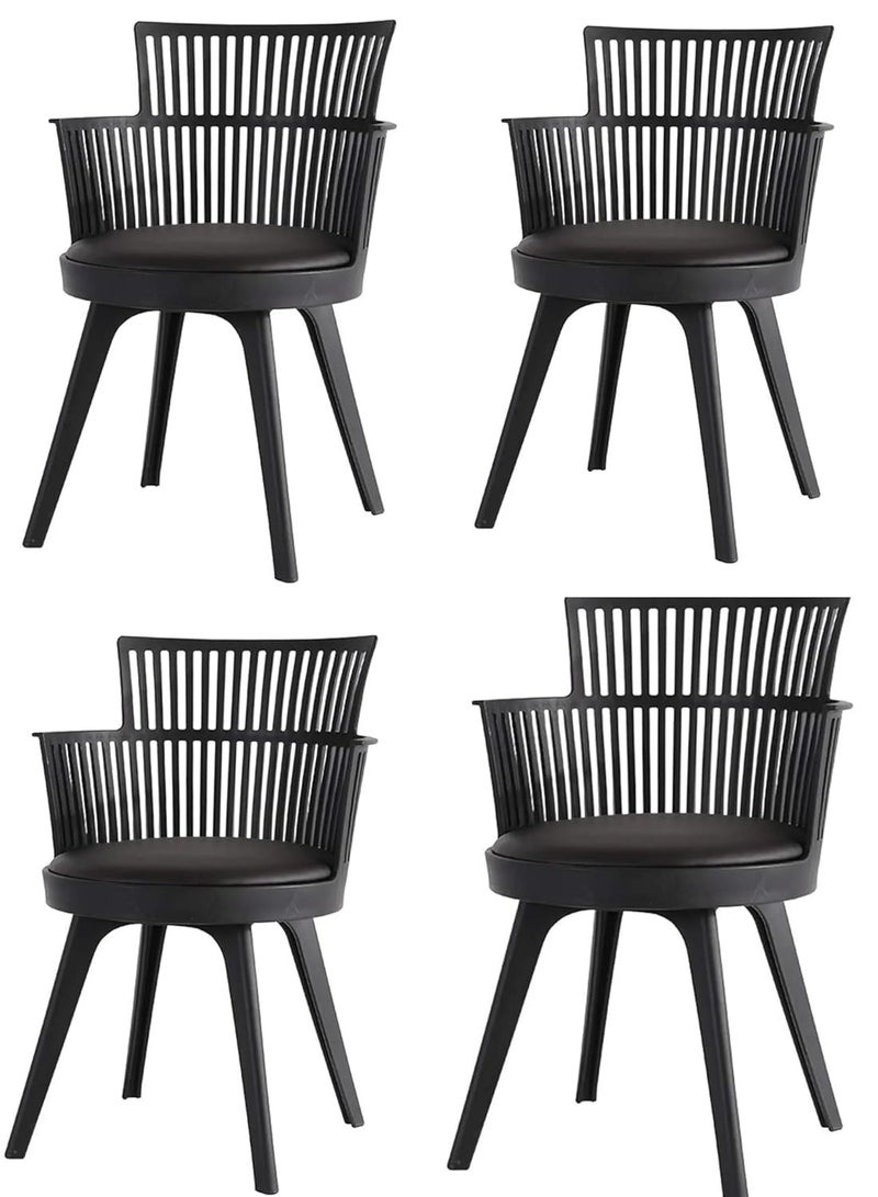 NAFEH Dining Chair Home Office Dream Furnishing Designer Makeup Stool Backrest Chair with Cushion Seating for Restaurant Milk Tea Shop - Image 2