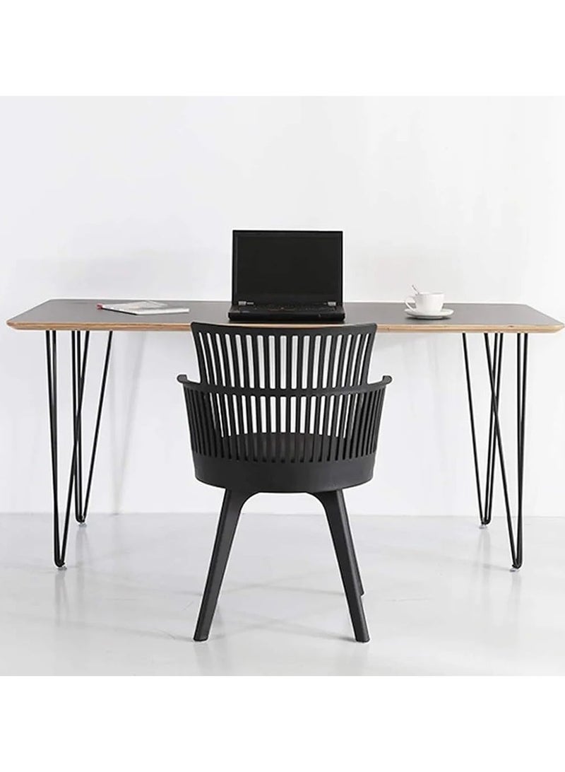 NAFEH Dining Chair Home Office Dream Furnishing Designer Makeup Stool Backrest Chair with Cushion Seating for Restaurant Milk Tea Shop - Image 4