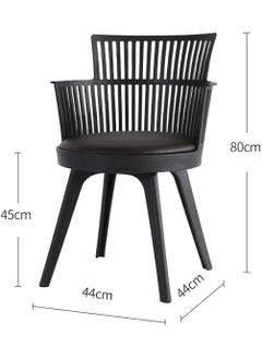 NAFEH Dining Chair Home Office Dream Furnishing Designer Makeup Stool Backrest Chair with Cushion Seating for Restaurant Milk Tea Shop  - Image 5