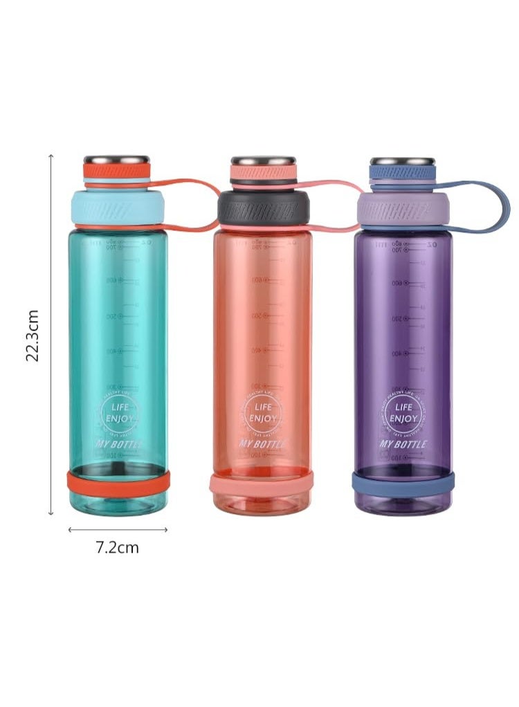 Twisoo 800ml Plastic Water Bottle - Tritan, Leak Proof, Large Capacity, BPA Free, Ideal for Office, Gym, Hydration, Sports, Exercise, Durable Water Bottle for Adults and Kids, Easy to Clean (Purple  ) - Image 5