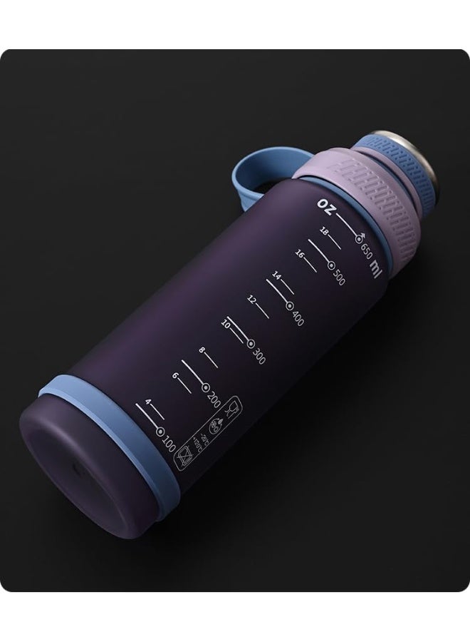 Twisoo 800ml Plastic Water Bottle - Tritan, Leak Proof, Large Capacity, BPA Free, Ideal for Office, Gym, Hydration, Sports, Exercise, Durable Water Bottle for Adults and Kids, Easy to Clean (Purple  ) - Image 4