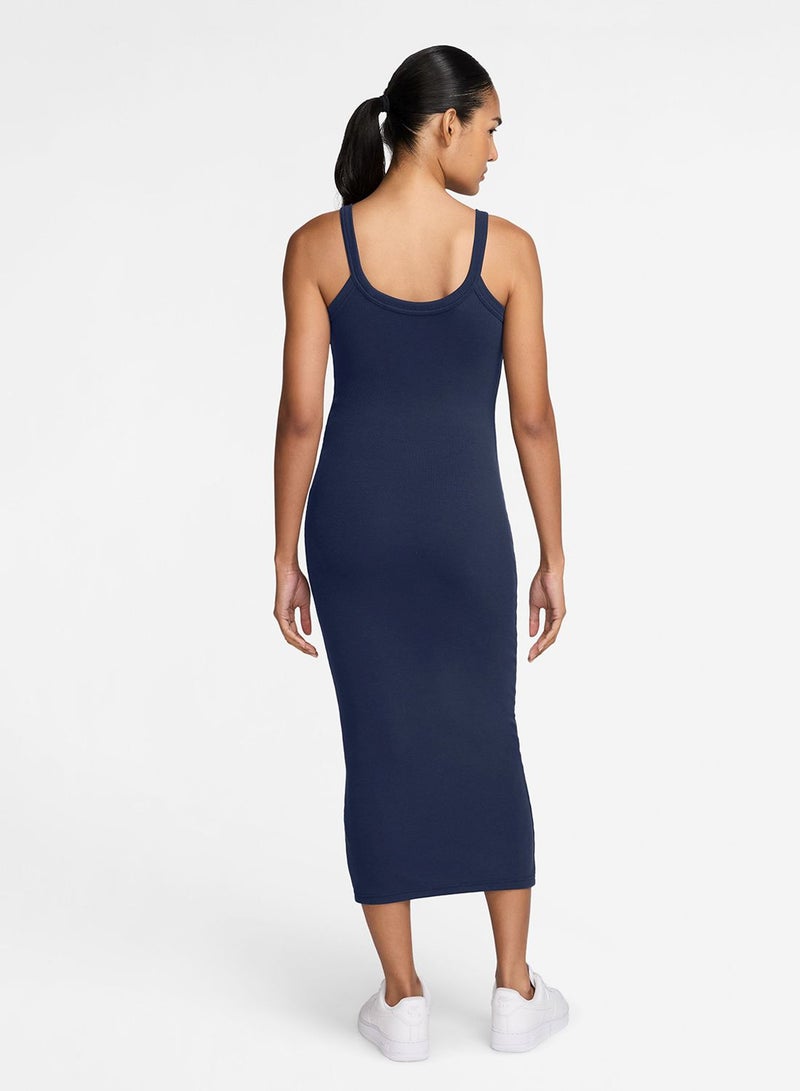 Nike Nsw Chill Knitted Ribbed Tank Dress - Image 2