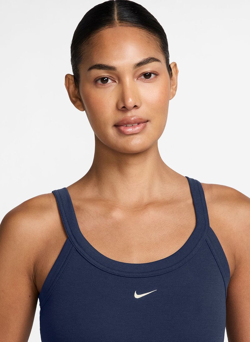 Nike Nsw Chill Knitted Ribbed Tank Dress - Image 3