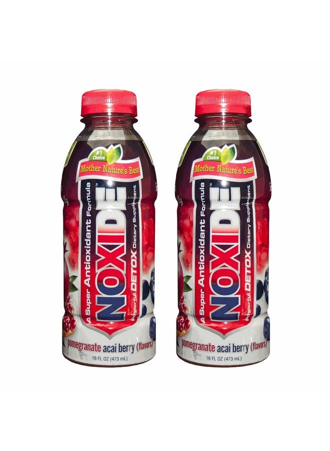 Generic NOXIDE Detox Natural Body New Formula with Turmeric Root & Milk Thistle | Pomegranate & Acai Berry | 16oz (473 ml)/Bottle | 2 Pack  - Image 1