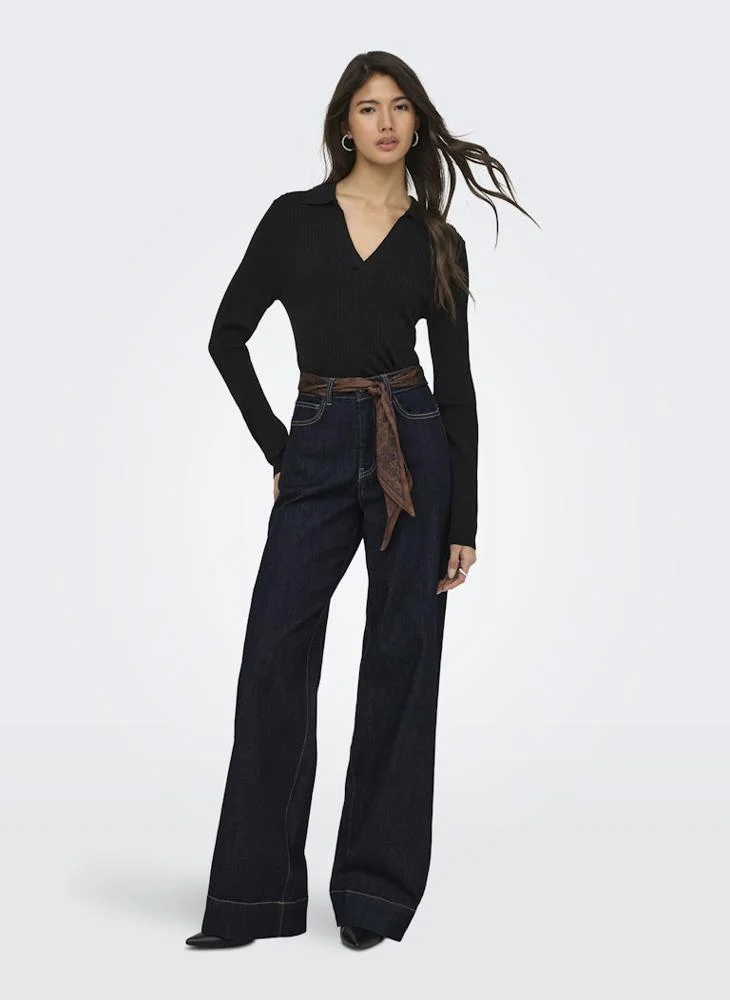 Only  Casual Polo Sweater for Women | Best Price UAE
