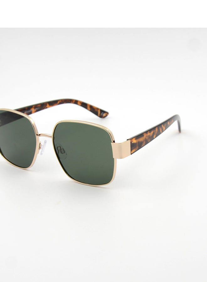 MADEYES Unisex UV Protection Sunglasses EE24M223-4 - Gold/Demi - Image 2