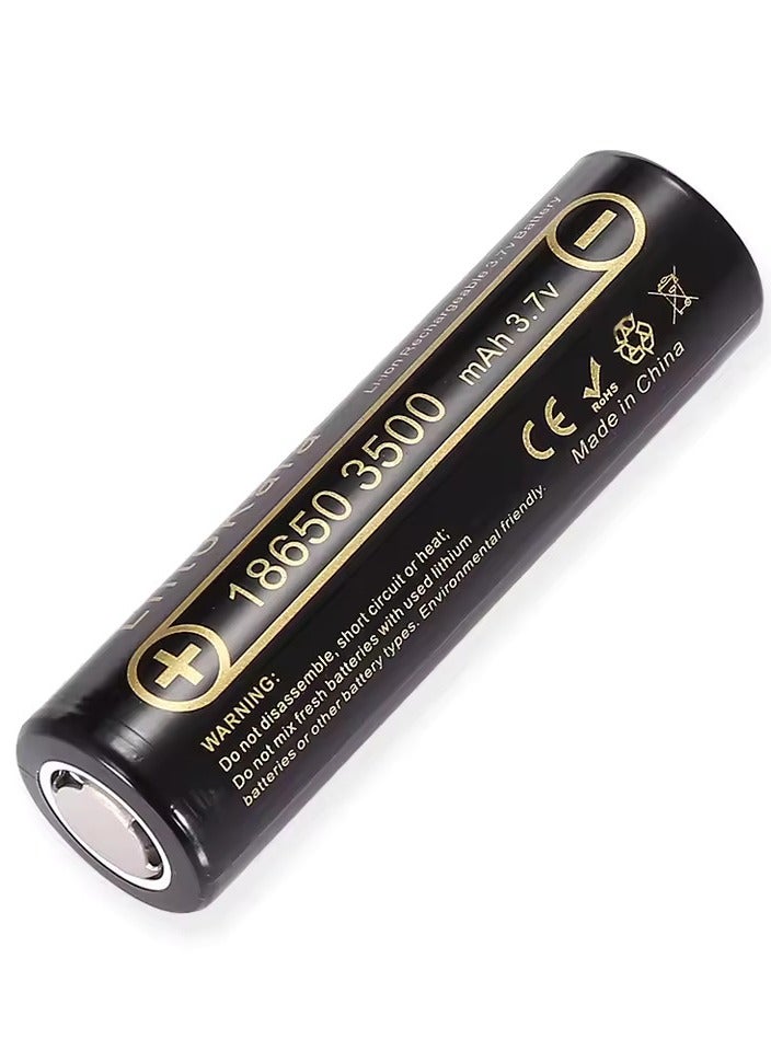 ليتوكالا بطارية Lii-35A قابلة لإعادة الشحن من نوع 18650، سعة 3500 مللي أمبير، قطعتان بجهد 3.7 فولت، تفريغ عالي 10 أمبير، بطارية ليثيوم عالية الأداء - Image 3