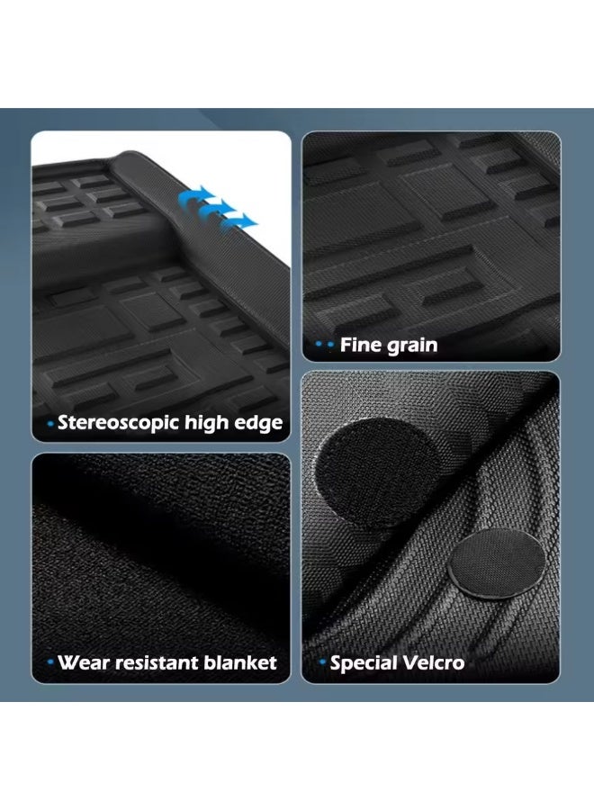 Car Trunk Mat for Jetour T2 2024–2026 TPE Rubber Cargo Liner, All Weather Waterproof Boot Protector, Anti-Slip Rear Trunk Tray - Image 5