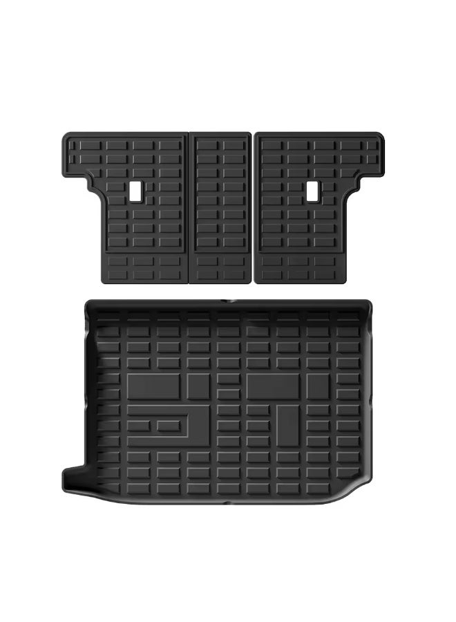 Car Trunk Mat for Jetour T2 2024–2026 TPE Rubber Cargo Liner, All Weather Waterproof Boot Protector, Anti-Slip Rear Trunk Tray - Image 3