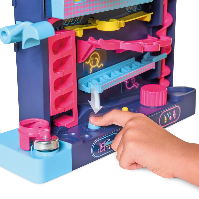 TOMY Screwball Scramble Level Up Marble Maze - Vertical Beat-The-Clock Marble Run Game - Skill & Dexterity Challenge - 1â€“4 Players - Ages 5+ - Image 5