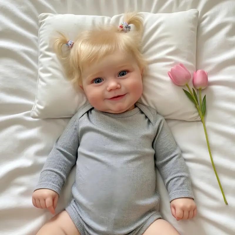 iCradle Reborn Baby Dolls Vinyl Full Body 20 Inch Realistic Newborn Babies Anatomically Correct Baby Doll That Look Real Lifelike Preemie Baby Dolls for Kids Age 3 - Image 4