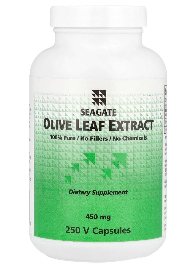 Olive Leaf Extract 450 mg 250 V Capsules