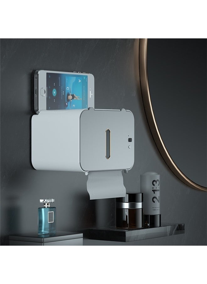 yongsheng Smart Touchless Toilet Paper Dispenser,  Paper Towel Dispenser, Automatic Paper Towel Dispenser  (Gray)  - Image 4
