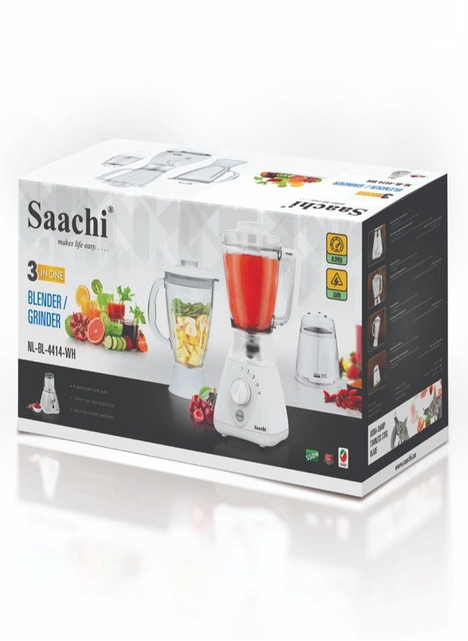 Sacchi 3-in-1 Blender NL-BL-4414-WH  - Image 4