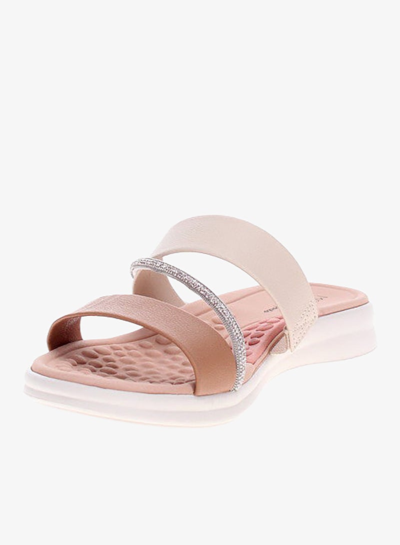 مودار صنادل مسطحة للنساء - صنادل مسطحة أنيقة ونعال مسطحة مريحة للسيدات - Image 2