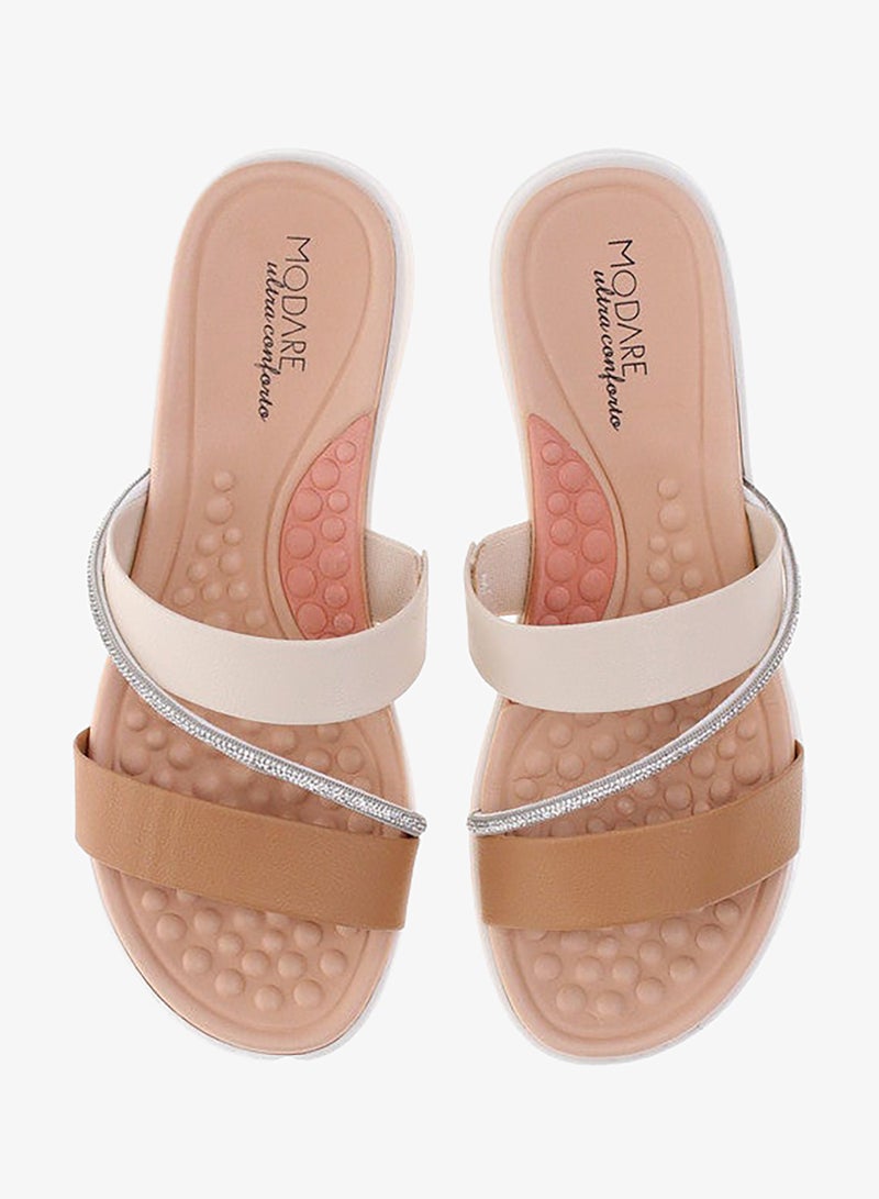 مودار صنادل مسطحة للنساء - صنادل مسطحة أنيقة ونعال مسطحة مريحة للسيدات - Image 5