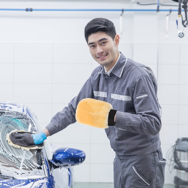 Car Wash Mitts, Soft Plush Design for Gentle Vehicle Cleaning, Reusable and Sturdy - Image 3