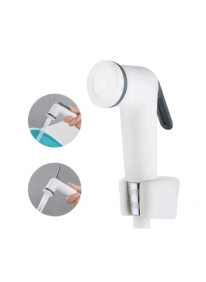 Shataf Toilet Bidet Sprayer Set – Easy Installation, Excellent Cleaning Pressure, Adjustable Shut On/Off Valve – Premium Handheld Bathroom Sprayer  - Image 1