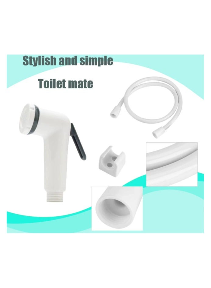 Shataf Toilet Bidet Sprayer Set – Easy Installation, Excellent Cleaning Pressure, Adjustable Shut On/Off Valve – Premium Handheld Bathroom Sprayer  - Image 2