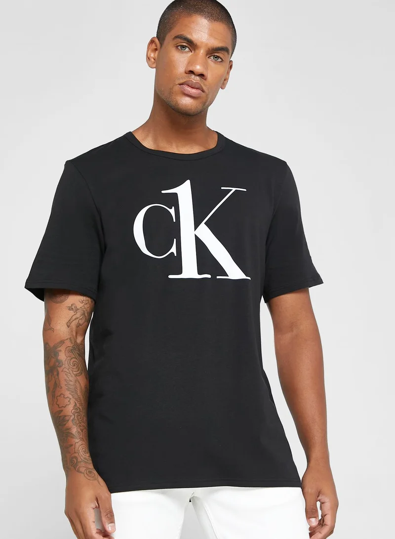 CALVIN KLEIN Logo Crew Neck T-Shirt