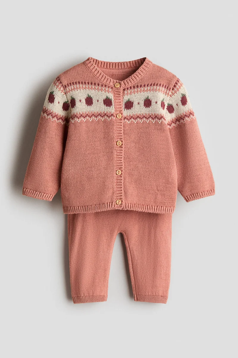 H&M 2-piece cotton-knit set