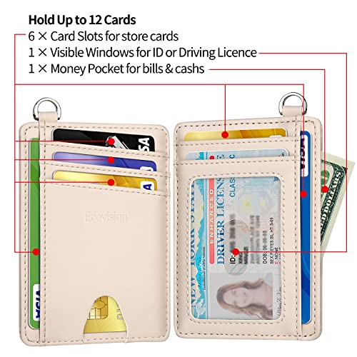 EcoVision Slim Minimalist Front Pocket Wallet, RFID Blocking Credit Card Holder Wallet with Detachable D-Shackle for Men Women - Image 5