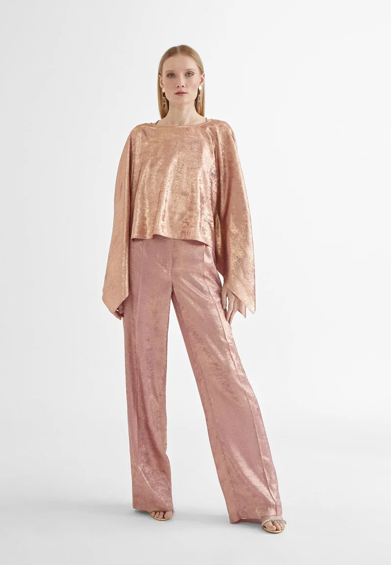 Lola Casademunt Short lurex cape