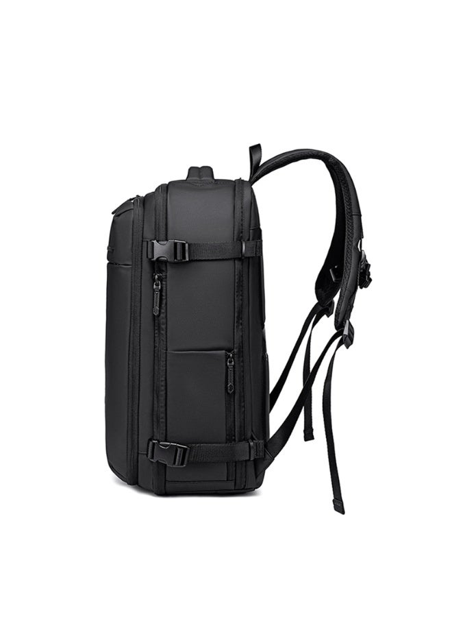 أركتيك هانتر B00866 ارتقِ بحملتك اليومية مع حقيبة ظهر اركتيك هانتر للأعمال والسفر. صُممت حقيبة الظهر الأنيقة متعددة الوظائف للكمبيوتر المحمول هذه خصيصًا للمحترفين والمغامرين العصريين. تصميمها البسيط، إلى جانب تنظيمها الممتاز وموادها المتينة، يجعلها حقيبة مثالية للتنقل اليومي، أو رحلات العمل، أو عطلات نهاية الأسبوع. - أسود - Image 3