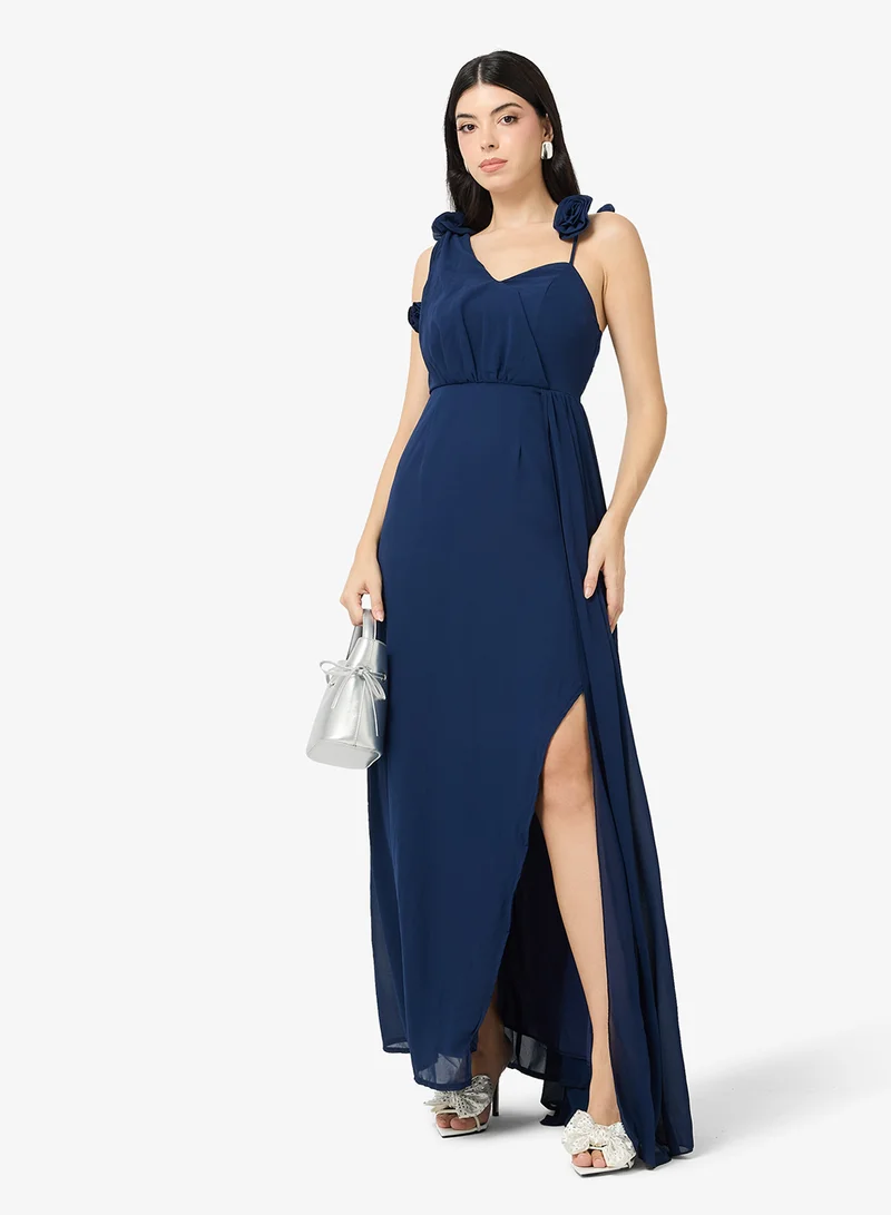 Ella Limited Edition  One Shoulder A-line Dress With Slit for Women | Best Price UAE