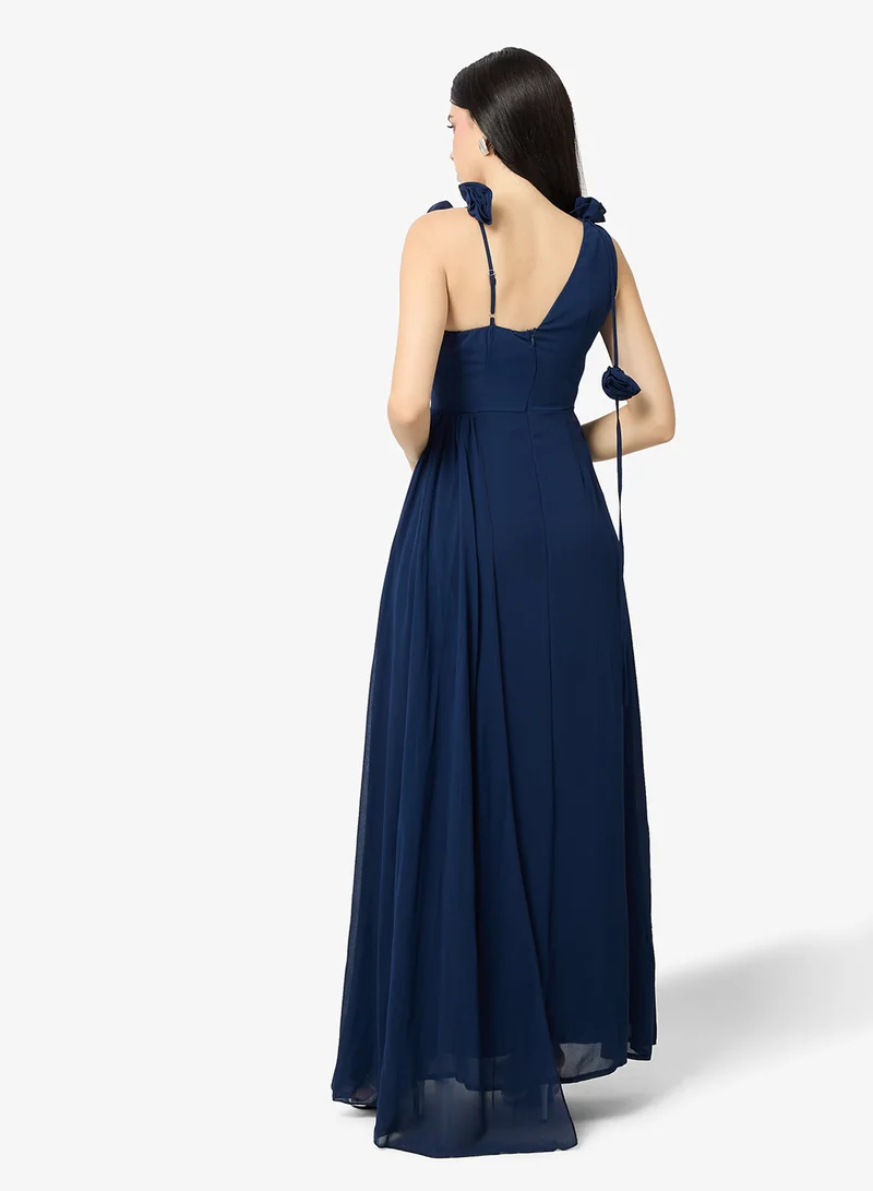 Ella Limited Edition  One Shoulder A-line Dress With Slit for Women | Best Price UAE