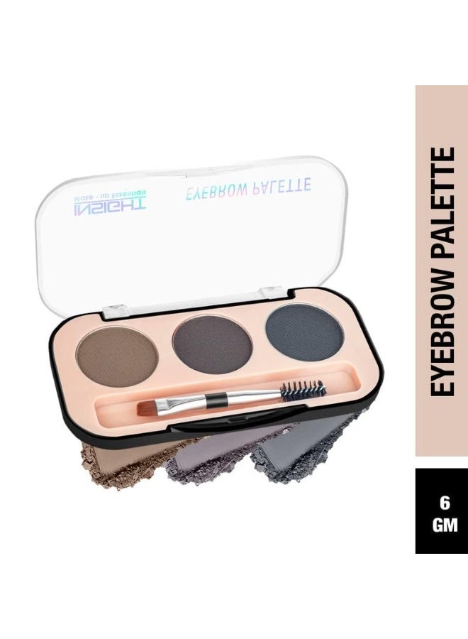 Insight Cosmetics Eyebrow Palette, 6 gm (Multicolor) - Image 4