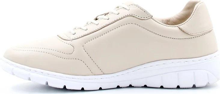Fast Step Women's Leather Daily Sneaker Comfortable Lace-up Casual Summer Lightweight Shoes 950ZAS-8023