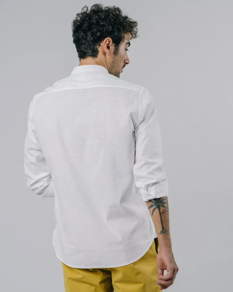 Brava Fabrics Camps Bay Shirt White 100% Organic Cotton