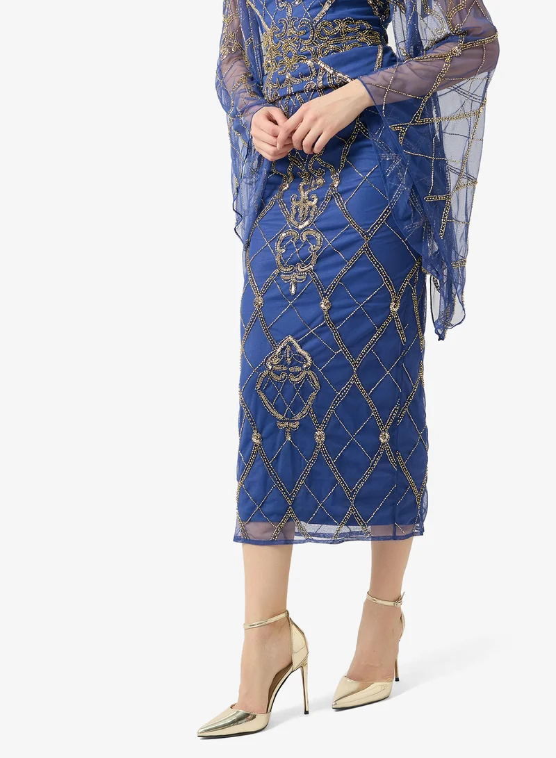 Namshi x Gold Gold Metallic High Heel Pumps for Women | Best Price UAE