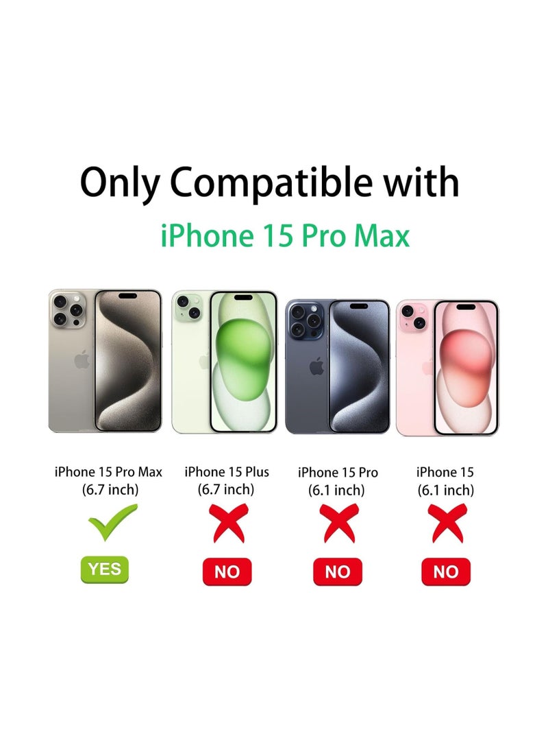 Generic - 1pcs Crossbody Case for iPhone 15 Pro Max, Crossbody Cover with Neck Cord Strap,Transparent Clear Lanyard Case - Image 1