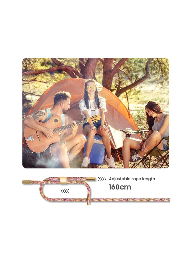 Generic - 1pcs Crossbody Case for iPhone 15 Pro Max, Crossbody Cover with Neck Cord Strap,Transparent Clear Lanyard Case - Image 1