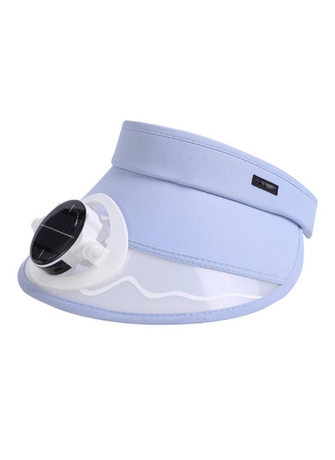 Solar-Powered Fan Hat with Adjustable Visor, 5 Speed Levels, 5-10 Hours of Use, Ideal for Fishing and Travel, Unisex Sun Visor Hat with Built-in Portable Fan.
