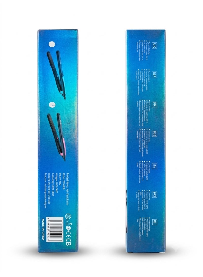 WIZIZO Professional Ceramic Hair Straightener and Iron (Model WT-265B) - Image 1