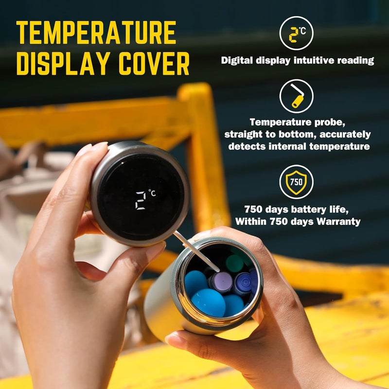 DISONCARE Odyssey 60H 3Pens Medicine Cooler Travel Case Digital Display Medication Cooler for Travel TSA Approved Ice Pack Bag with Medical TagGreen） - Image 2