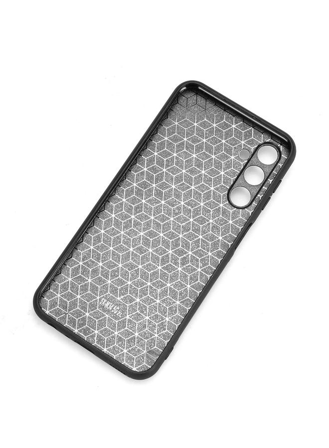 S-TOP Case For Samsung Galaxy M34 5G Wristband Leather Back Phone Case - Image 3