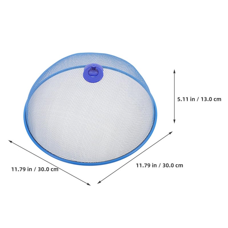 4Pcs 30cm Metal Mesh Food Cover Dome Set For Kitchen Outdoor Picnic Dustproof - Image 3