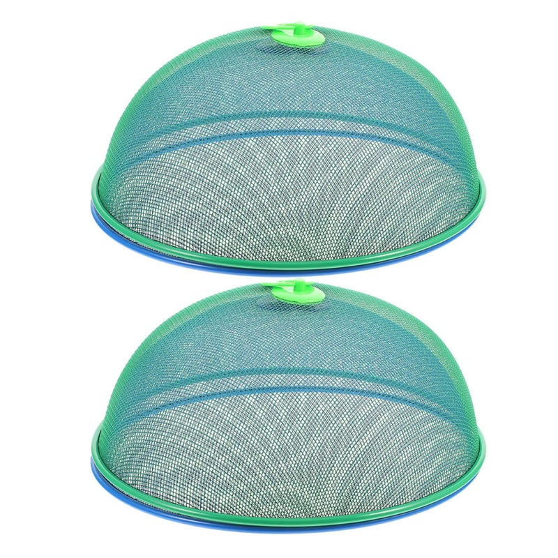 4Pcs 30cm Metal Mesh Food Cover Dome Set For Kitchen Outdoor Picnic Dustproof - Image 2