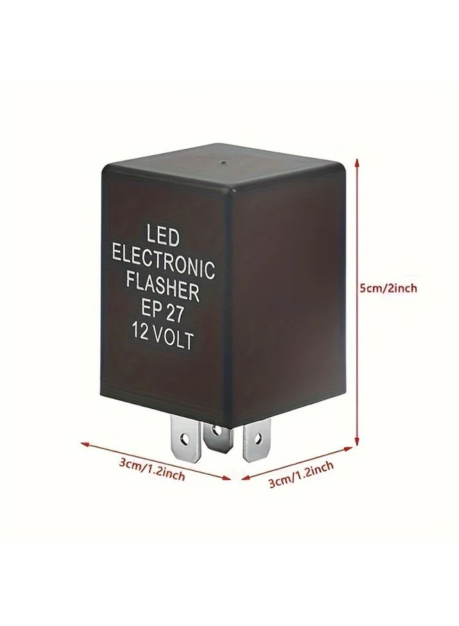 5 دبوس 12 فولت مرحل وميض إلكتروني EP27 FL27 لإصلاح وميض إشارة انعطاف LED السريع للسيارة - Image 2